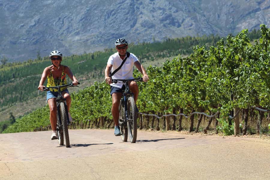 Franschhoek: E-Bike Guided Winery Tour - The first 25 minutes: settling into the countryside