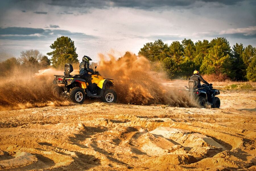 From Agadir or Taghazout: Quad Biking Safari Desert Trip - Learning the quad controls before the real ride