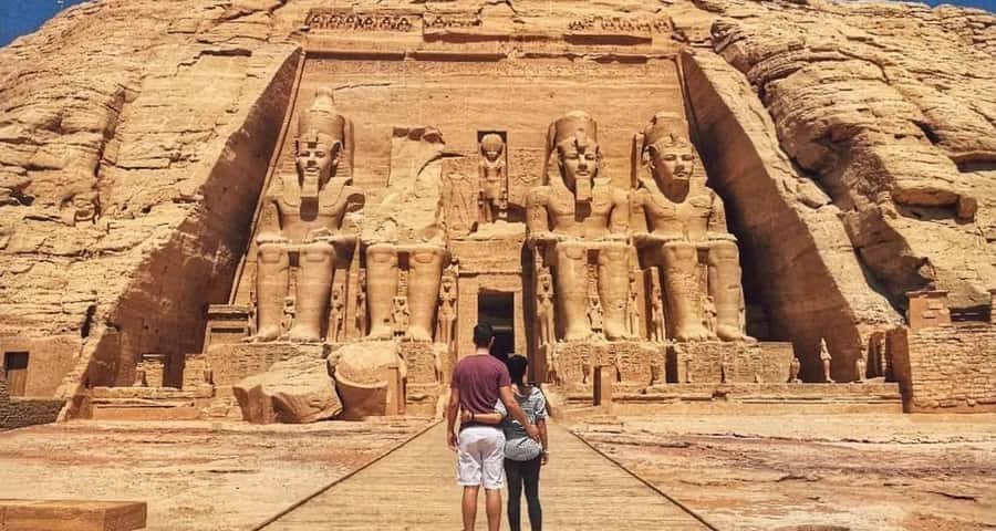 From Aswan:4 Days Nile Cruise Luxor Abu Simbel & Air Balloon - Day 2: Abu Simbel before breakfast