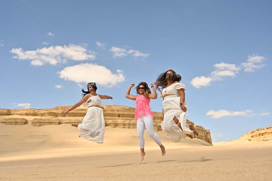 From Cairo: Desert Safari, Camel Ride, Magic Lake, & Lunch - What the $119 price really covers