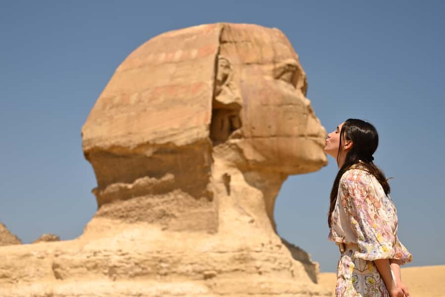 From Cairo: Pyramids of Giza, Sphinx, Saqqara & Memphis Tour - The Giza Plateau and the three great pyramids