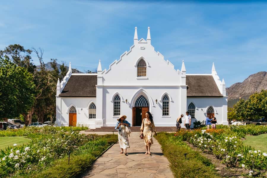 From Cape Town: 3 Regions Wine Tour with 3 Estates, 15 Wines - A 45-minute walk through historic Stellenbosch