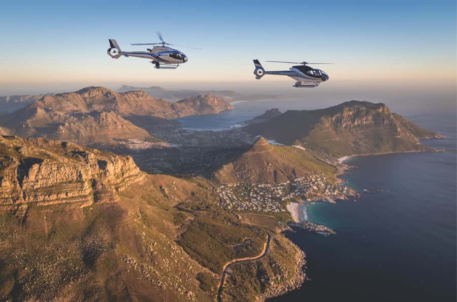From Cape Town: Cape Peninsula Scenic Helicopter Flight - Lion’s Head, Clifton, and Camps Bay from above
