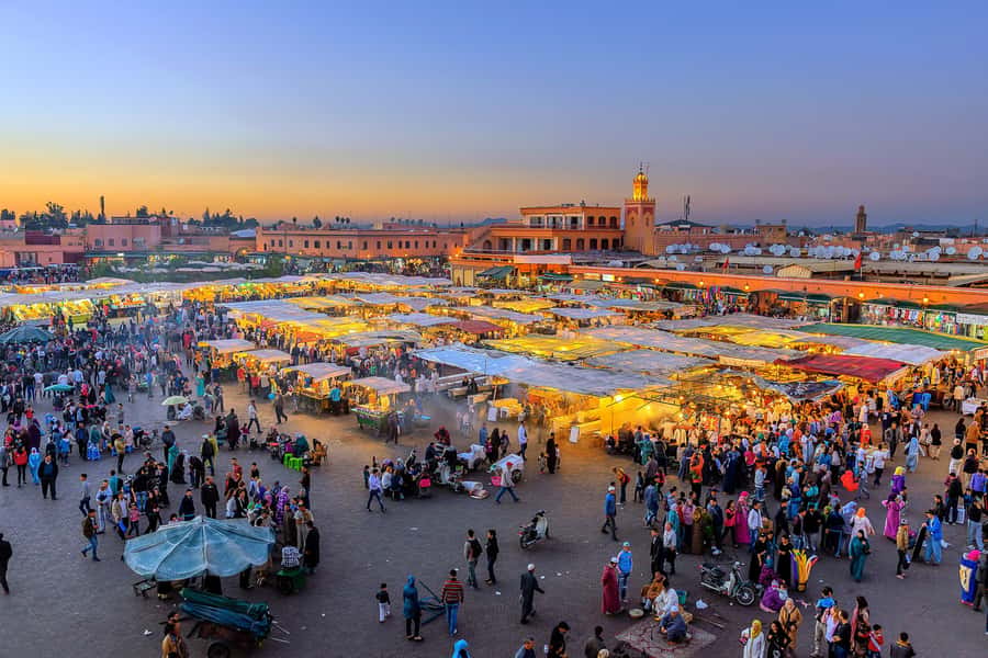 From Casablanca: Marrakech Guided Day Trip with Camel Ride - Bahia Palace and the Mellah