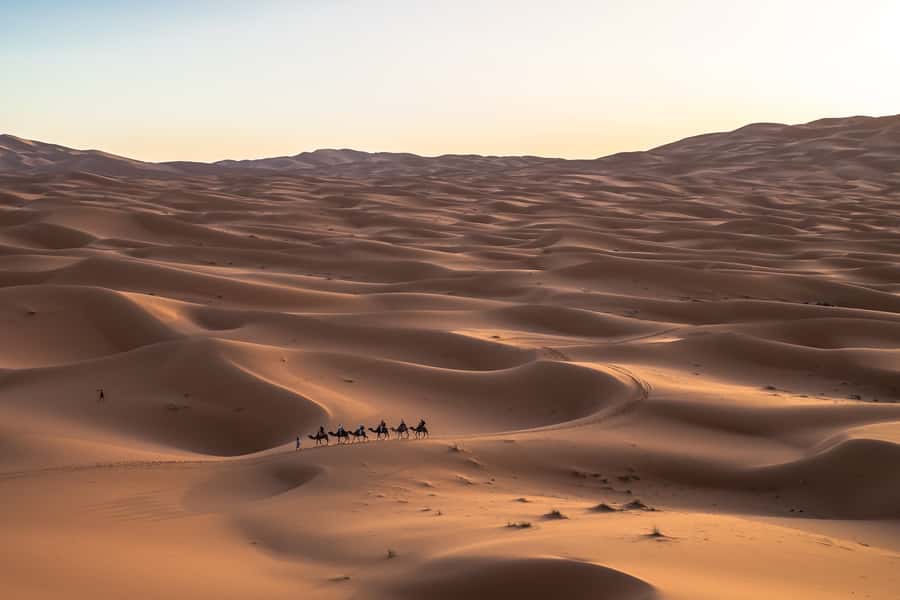 From Fes: 2-Day Merzouga Desert Trip w/Luxury Tent & Dinner - Sunrise before the long return