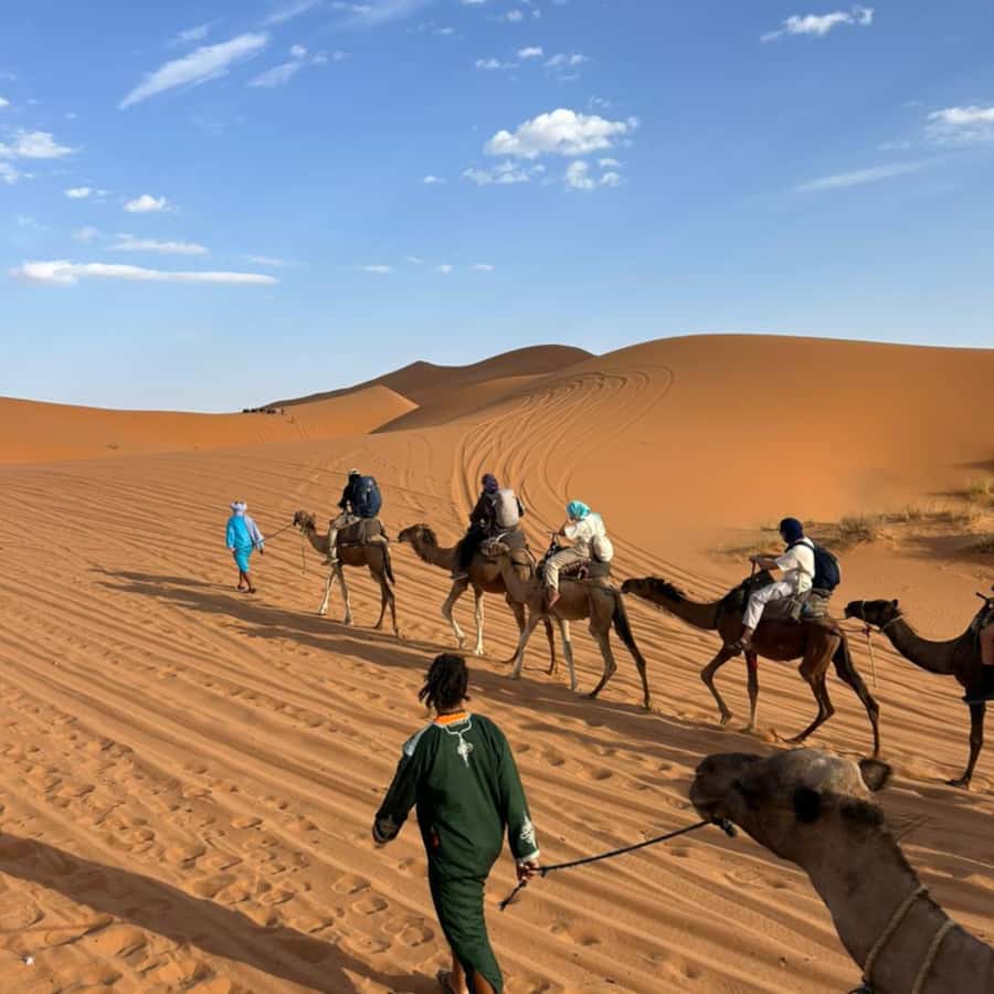 From Fes: 2 Day Round Trip Via Merzouga Desert & Camel Trek - Dinner, music, and a night in a standard camp