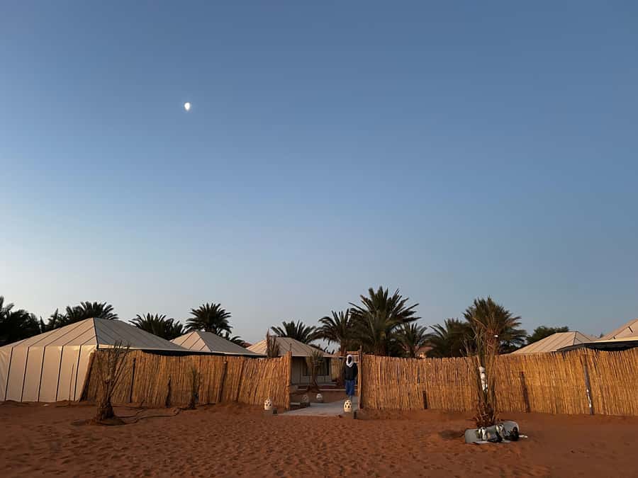 From Fes: 3 Days and 2 Nights Desert Trip to Marrakech - The Erg Chebbi camel ride and desert camp