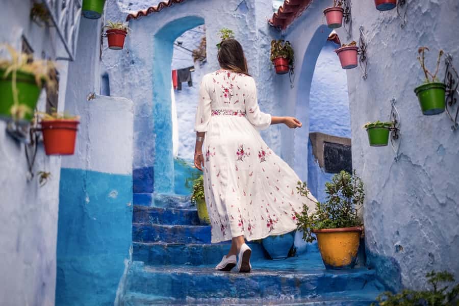 From Fez: Chefchaouen Day Trip with Hotel Pickup - The kasbah and its restored garden