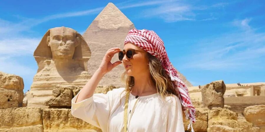 From Hurghada: Full-Day Trip to Cairo by Plane - Giza Plateau, where the day begins with stone giants