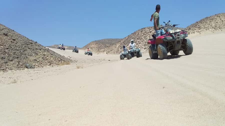 From Hurghada: Makadi Bay ATV Tour - The remote beach stop