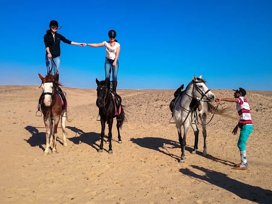 From Hurghada: Makadi Bay Horse Riding Tour - Desert paths, open plains, and the Red Sea shore