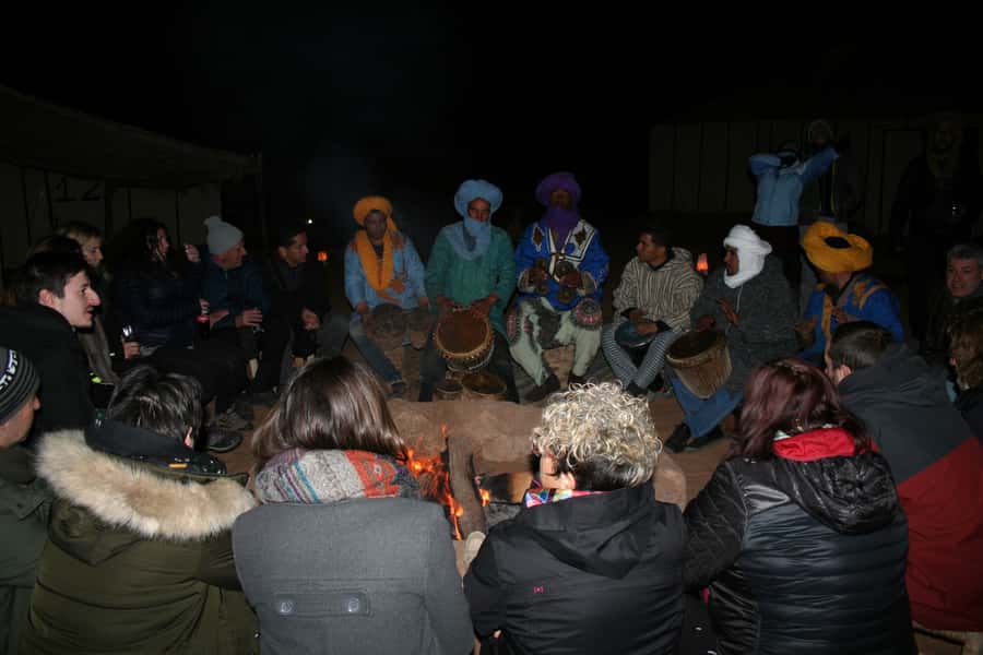 From Marrakech: 2-Day Desert Excursion - Camel riding at sunset near Zagora