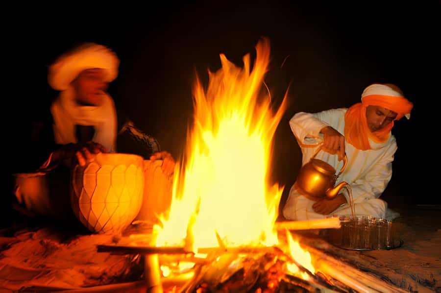 From Marrakech: 3-Day Marzouga Desert Tour with Camel Ride - Camel ride, mint tea, and the Erg Chebbi camp