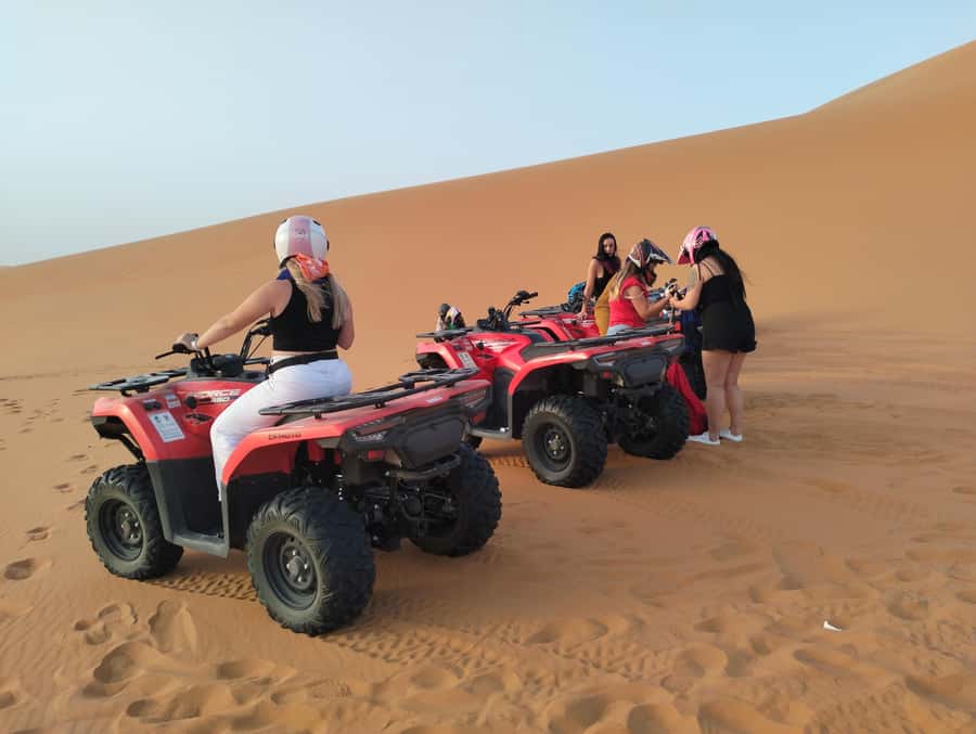 From Marrakech 3 Days Desert Merzouga with Camel & Quad bike - Ait Ben Haddou and the red-earth route