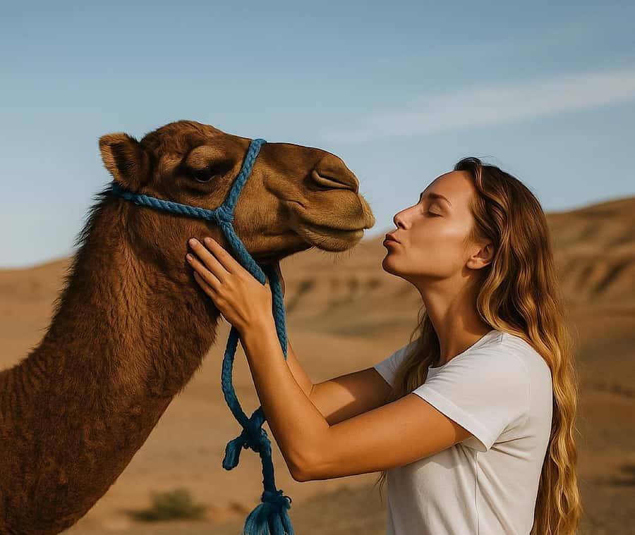 From Marrakech: Agafay Desert Dinner and Optional Camel Ride - Moroccan dinner, Berber music, and the fire show