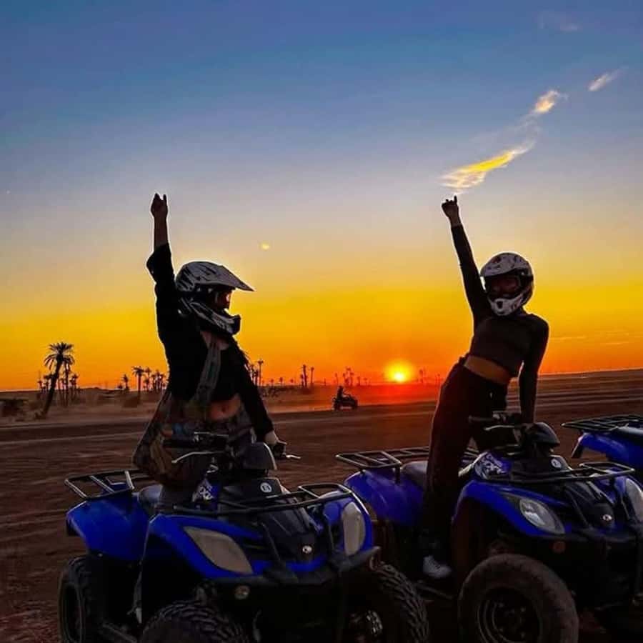 From Marrakech: Agafay Desert Dinner with Quad & Camel Ride - The 40-minute ride out of Marrakech