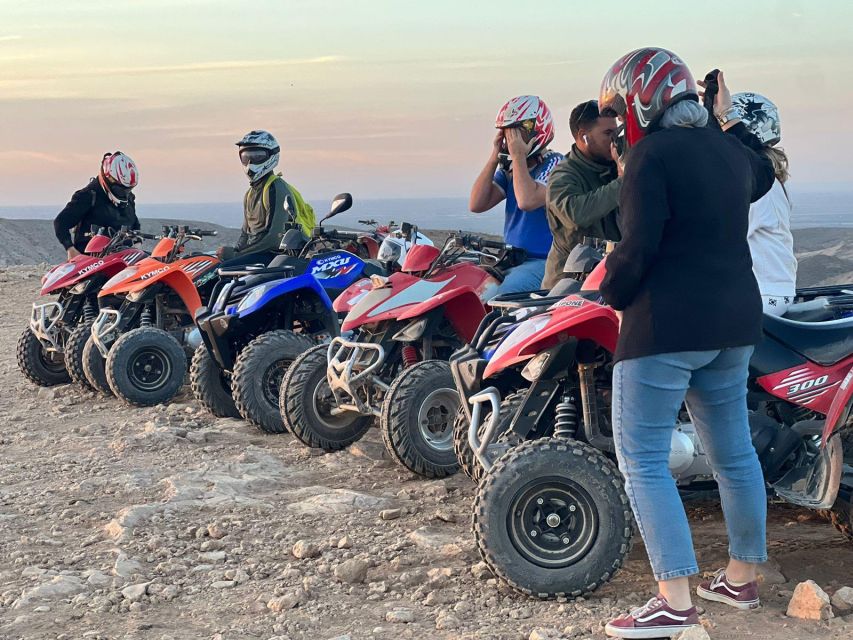 From Marrakech: Agafay Desert Quad Biking Tour with Transfer - A short break for photos, tea, and a change of route