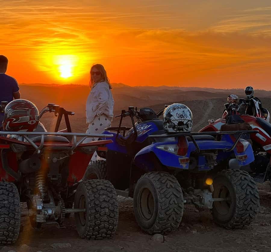 From Marrakech: Agafay Desert Quad Biking Tour with Transfer - Mint tea in a nomadic-style tent