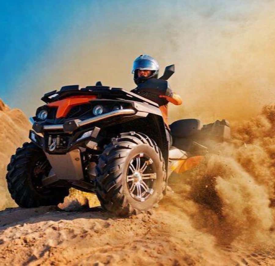 From Marrakech: Agafay Desert Quad Biking with Dinner & Show - Getting comfortable on the quad bikes
