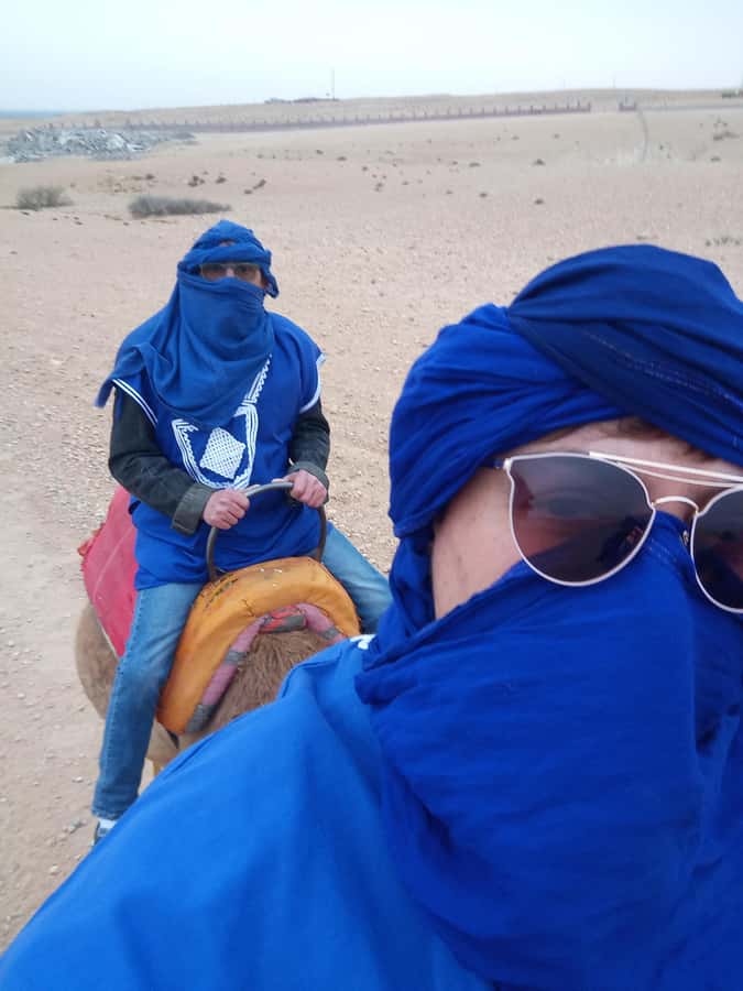 From Marrakech: Agafay Desert Sunset, Camel Ride, and Dinner - Mint tea and the first look at Agafay
