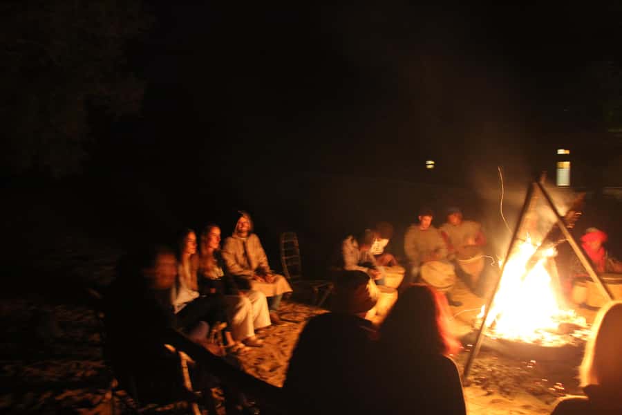 From Marrakech: Agafay Desert Sunset, Camel Ride, and Dinner - Camel riding along an old Berber path