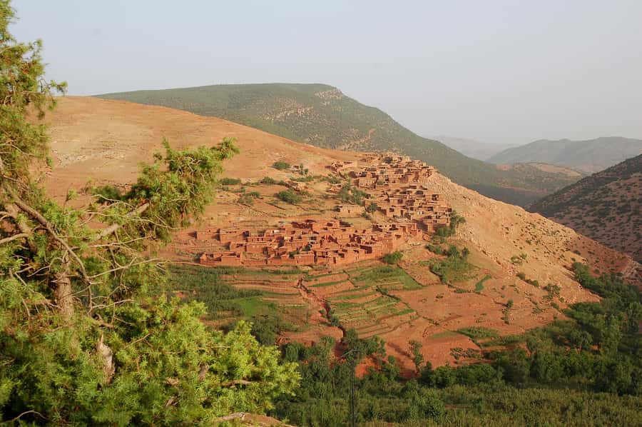 From Marrakech: Atlas Mountains 45-Minute Horseback Ride - Imlil, village paths, and the possible waterfall walk