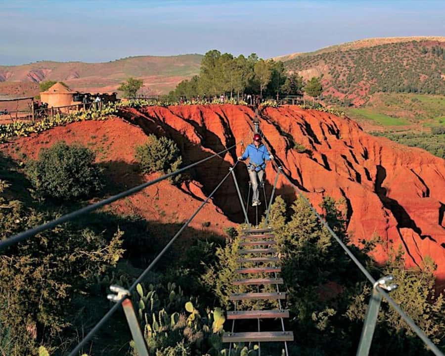 From Marrakech: Atlas Mountains Zip Line Tour Adventure - Leaving Marrakech for Tahnaout