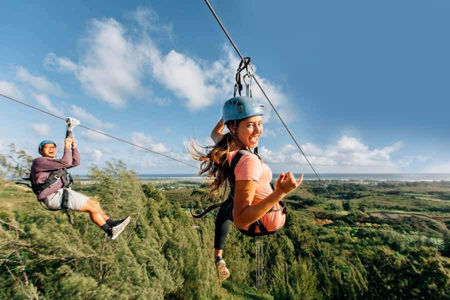 From Marrakech: Atlas Mountains Zip Line Tour Adventure - Getting ready for four zip lines