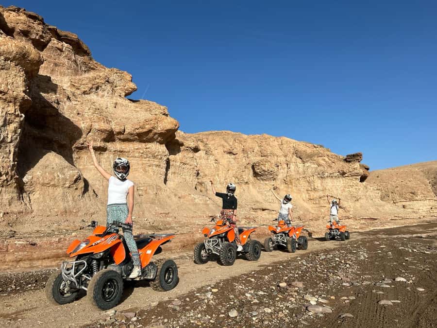 From Marrakech: ATV Quad Bike Tour in Agafay Desert - Getting your first lesson and safety gear