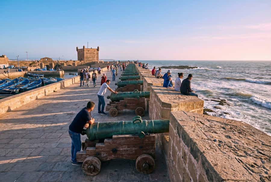 From Marrakech: Essaouira Coastal Escape with Lunch - The viewpoint and breakfast pause