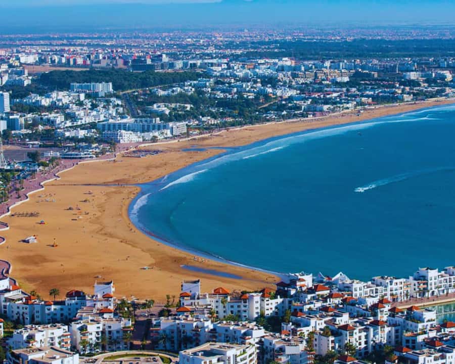 From Marrakech: Full-Day Trip to Agadir - Three hours by the beach and marina