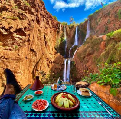 Guided Ouzoud Waterfalls Tour with Boat Ride