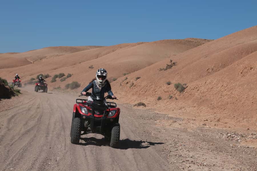 From Marrakech: Guided Quad Biking Tour in Agafay Desert - Across Turtle Valley and the Marrakchi Desert