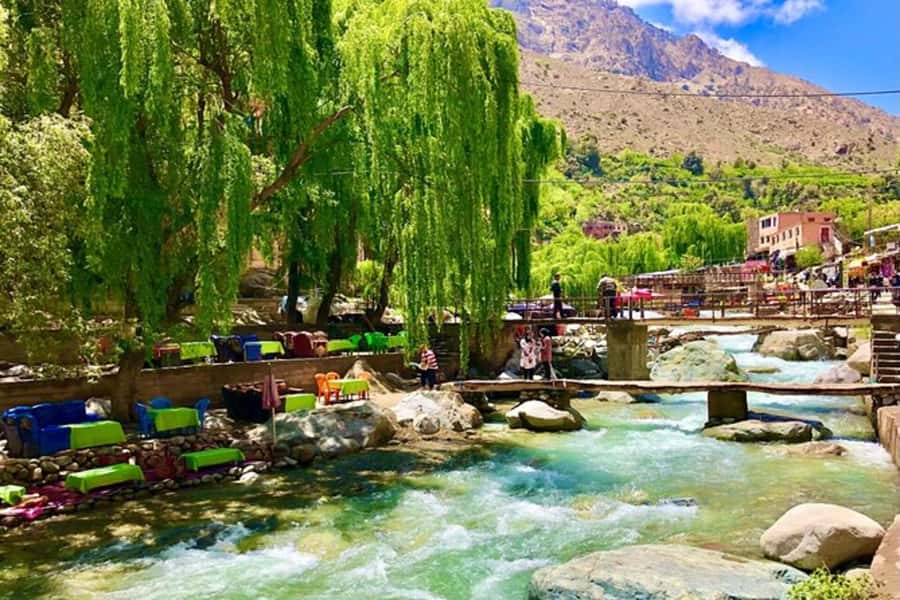 From Marrakech: Half-Day Tour to Atlas Mountains & Ourika - Villages, rivers, and Atlas Mountain views