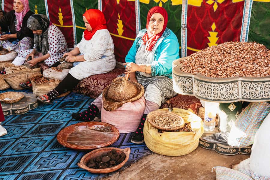 From Marrakech: High Atlas Mountains and 5 Valleys Day Trip - Argan oil, bread, and a closer look at local work