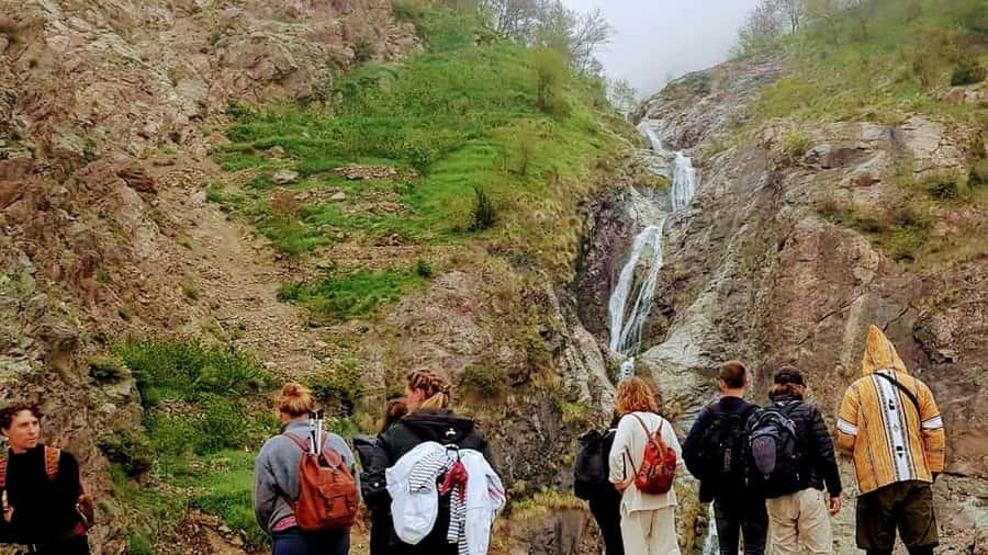 From Marrakech: Imlil Day Trip & lunch in Local Family house - Waterfalls and views toward Mount Toubkal
