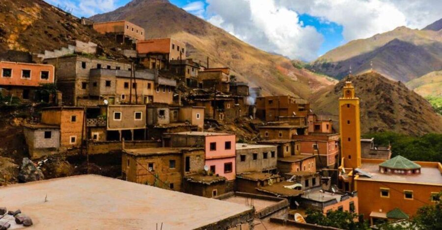 From Marrakech: Ourika Valley Tour with Lunch & Camel Ride - Walking through Ourika village