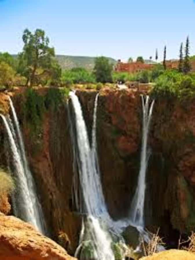 From Marrakech: Ouzoud Waterfalls Guided Hike and Boat Trip - Arriving above the 110-meter cascades