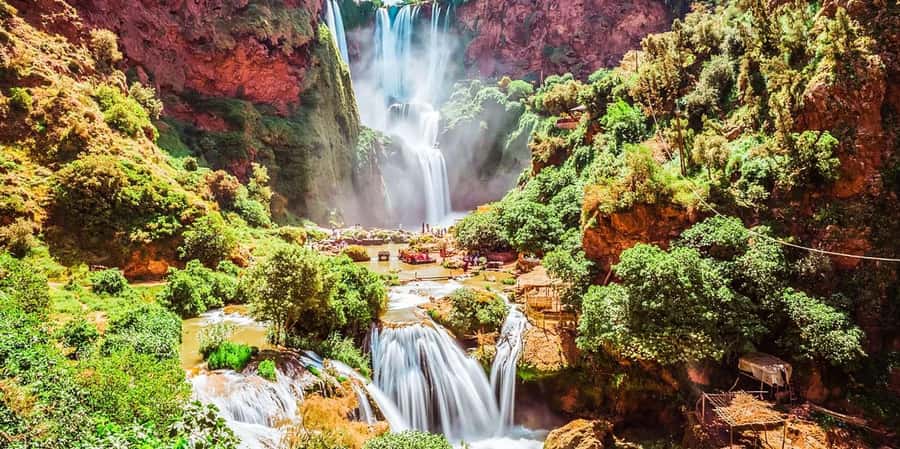 From Marrakech: Ouzoud Waterfalls Guided Tour and Boat Trip - Leaving Marrakech for the Atlas Mountains