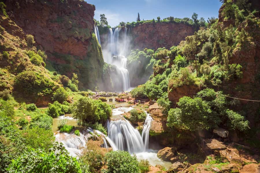From Marrakech: Ouzoud Waterfalls Guided Tour and Boat Trip - Lunch with a view of the cascades