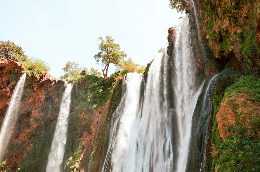 From Marrakech: Ouzoud Waterfalls Guided Tour & Boat Ride - Getting close on the boat ride