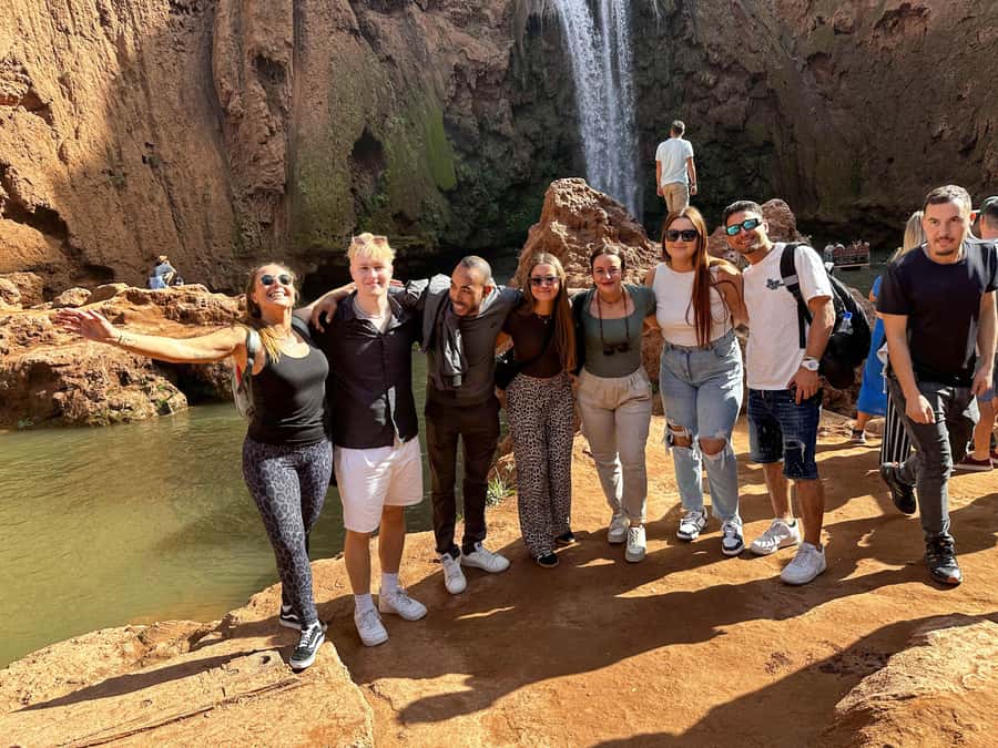 From Marrakech: Ouzoud Waterfalls guided trip with boat ride - The Marrakech pickup and three-hour road journey