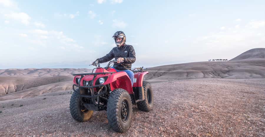 From Marrakech: Premium Agafay Desert Half-Day Quad Biking - Leaving Marrakech for the Agafay Desert