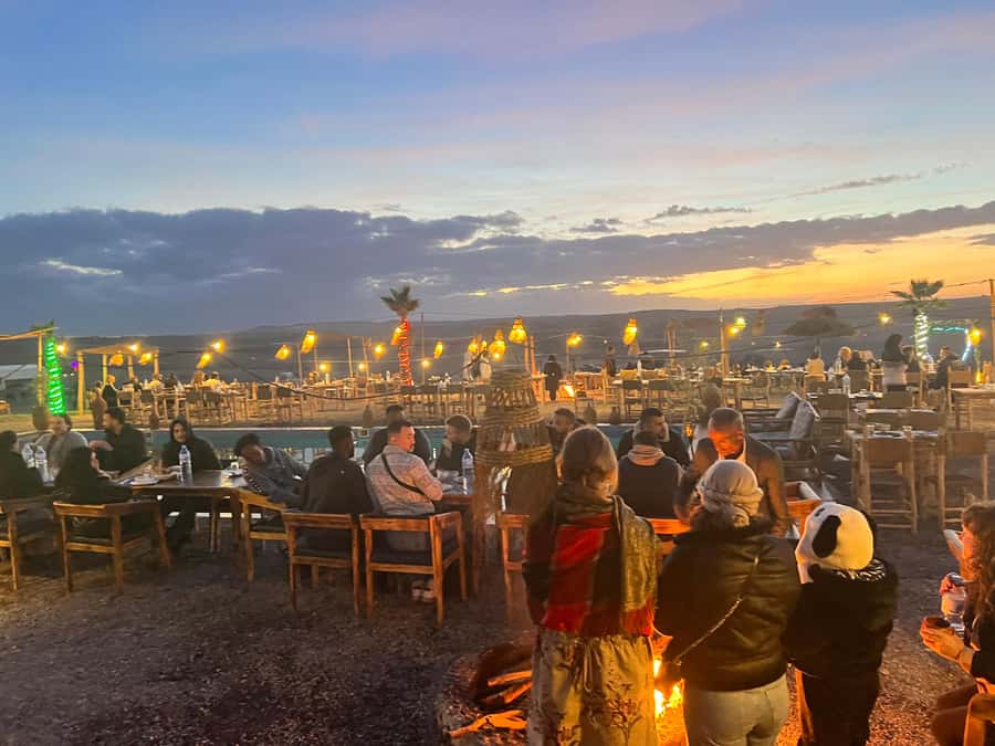 From Marrakech: Sunset Desert Tour with Camel Ride & Dinner - Sunset among Agafay’s stone and sand