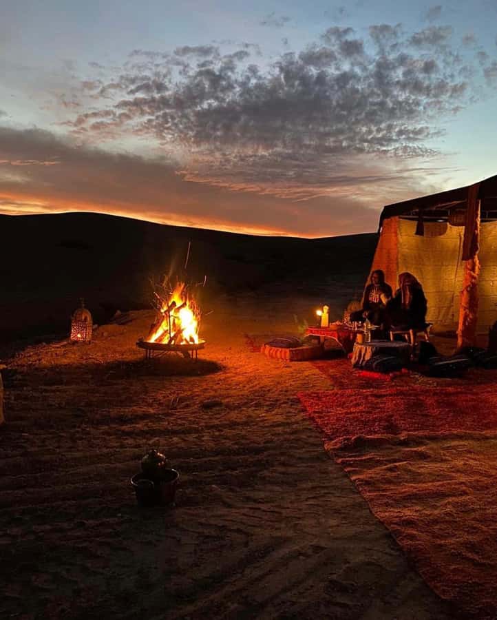 From Marrakesh: Sunset Dinner in Agafay at Berber Camp - Arriving at the Agafay desert camp