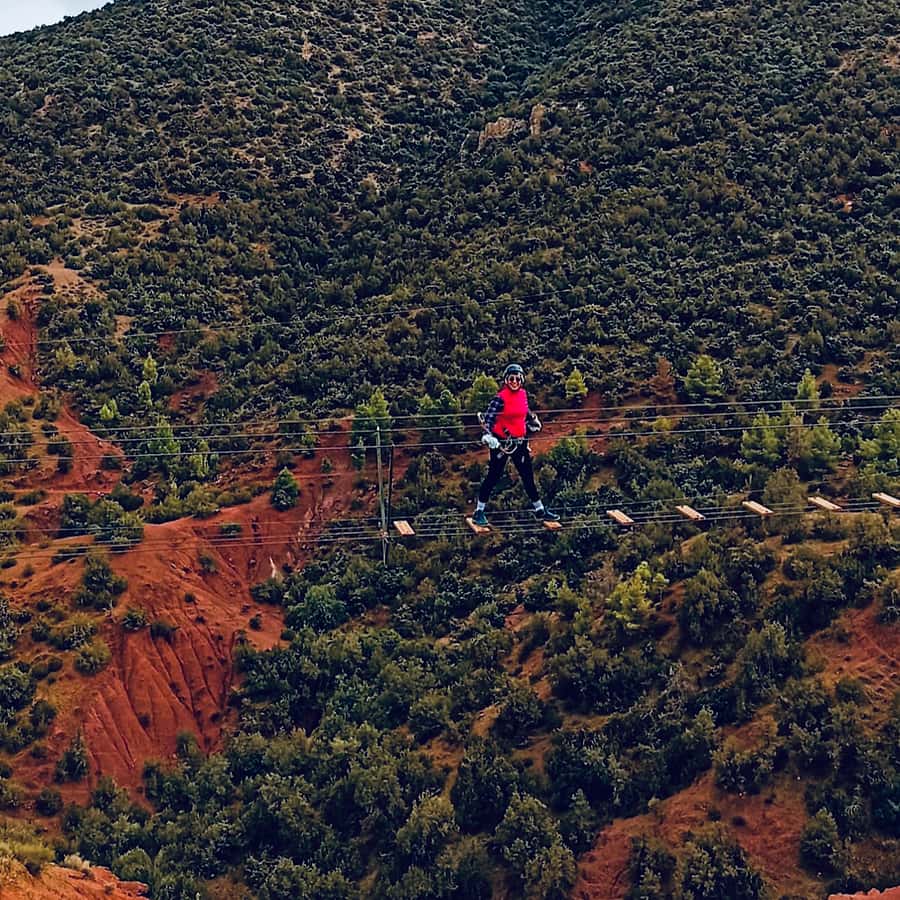 From Marrakesh: Zip-Line & Hike in the Atlas Mountains - Argan oil, fresh bread, and Moroccan tea
