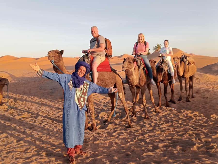 From Merzouga: Overnight Camel Trek over Erg Chebbi Dunes - The Jeep ride to the camel park
