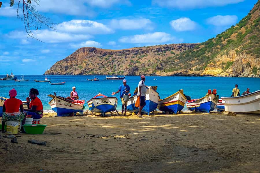 From Port of Praia: Island Tour for Cruise Ship passengers - São Domingos brings the human welcome
