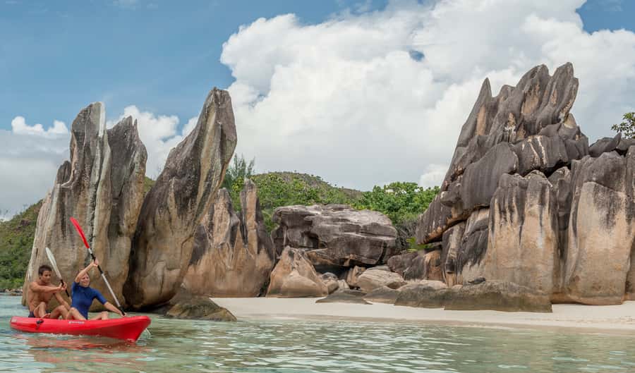From Praslin: Cousin, Curieuse & St Pierre Islands Day Tour - The short crossing to Cousin Island