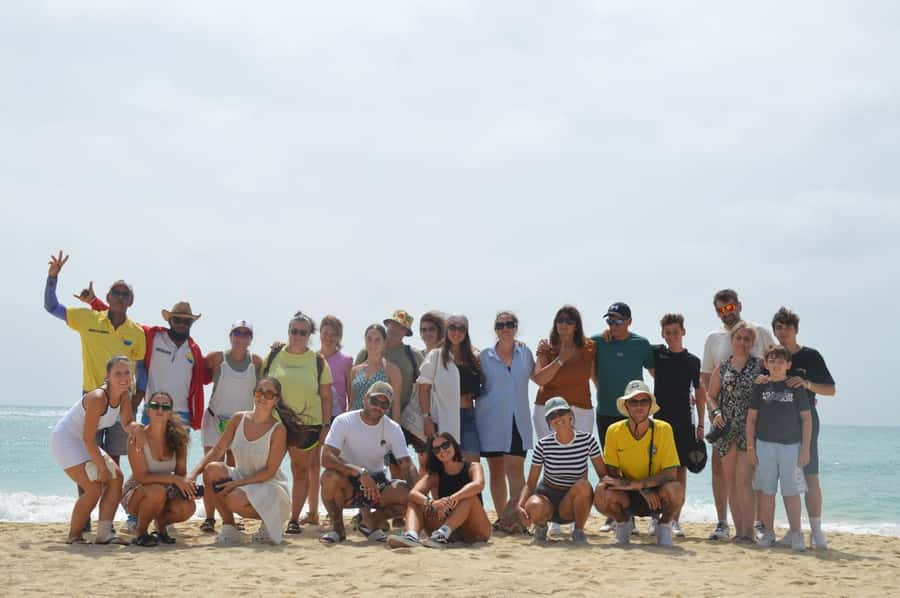 From Sal Island: Blu eye, Salt lake, Lemon Sharks & Palmeira - Santa Maria and the southern coast at 9am